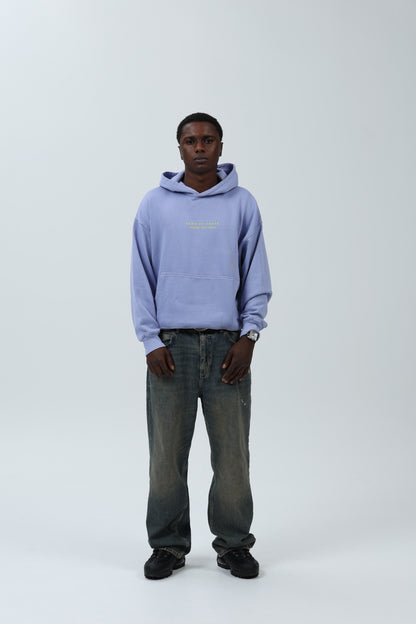 SUDADERA LILA-TIZA/VERDE "VILAGARCÍA" CON CAPUCHA