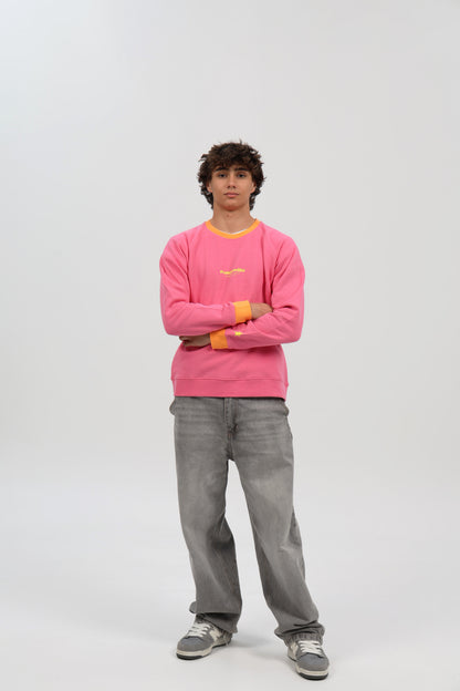 SUDADERA FUCSIA-RIPN/AMARILLO "PONTEVEDRA"