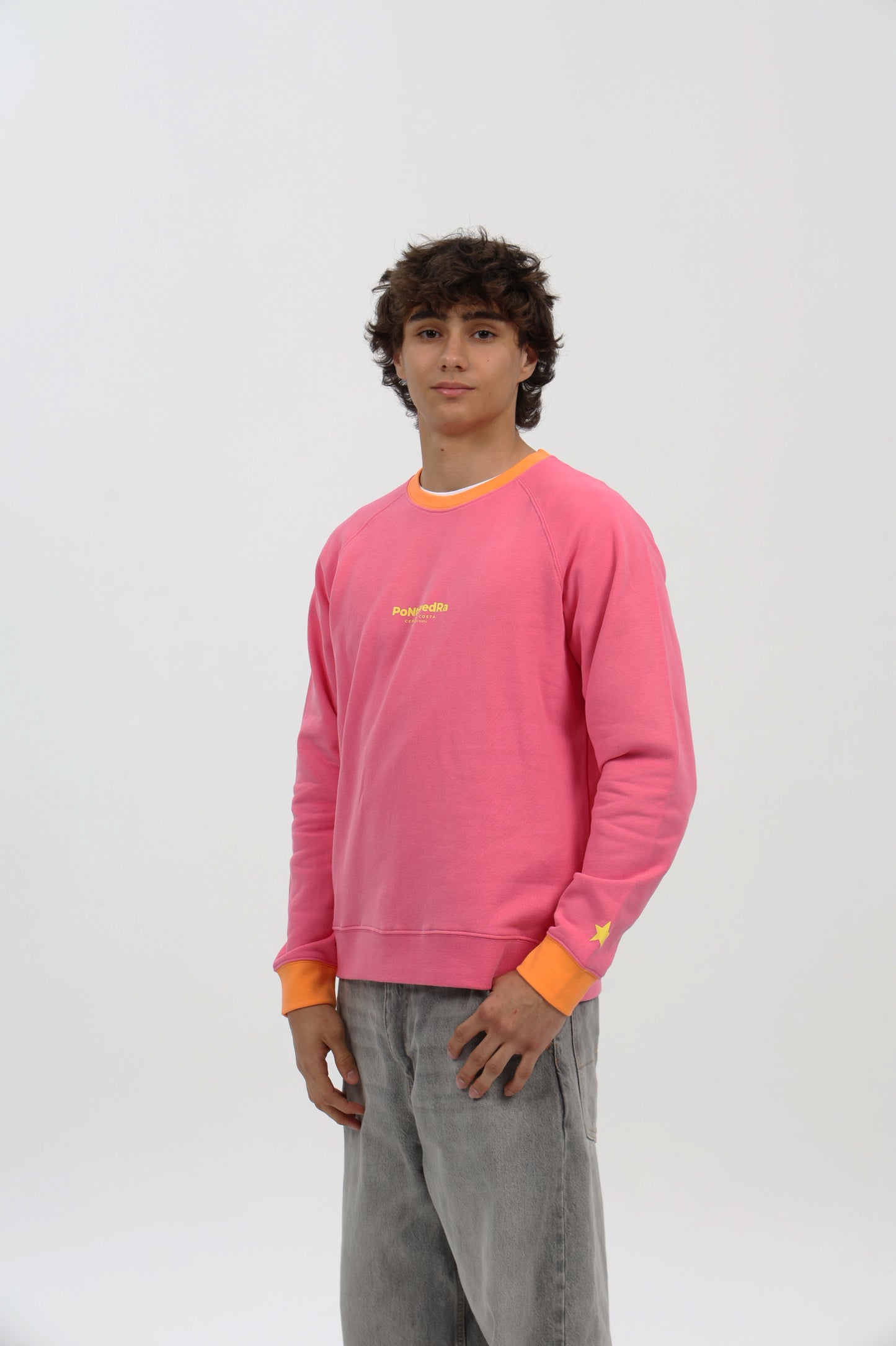 SUDADERA FUCSIA-RIPN/AMARILLO "PONTEVEDRA"