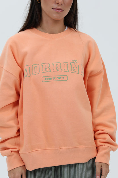 SUDADERA CORAL/VERDE "MORRIÑA" CORTA – foto 4