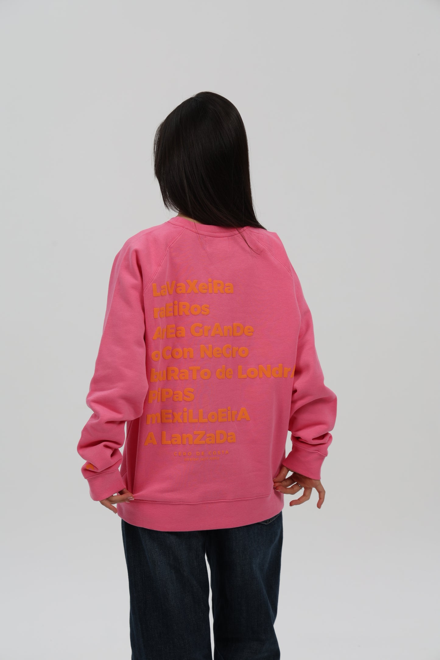 SUDADERA FUCSIA/NARANJA "ILLA DA TOXA"