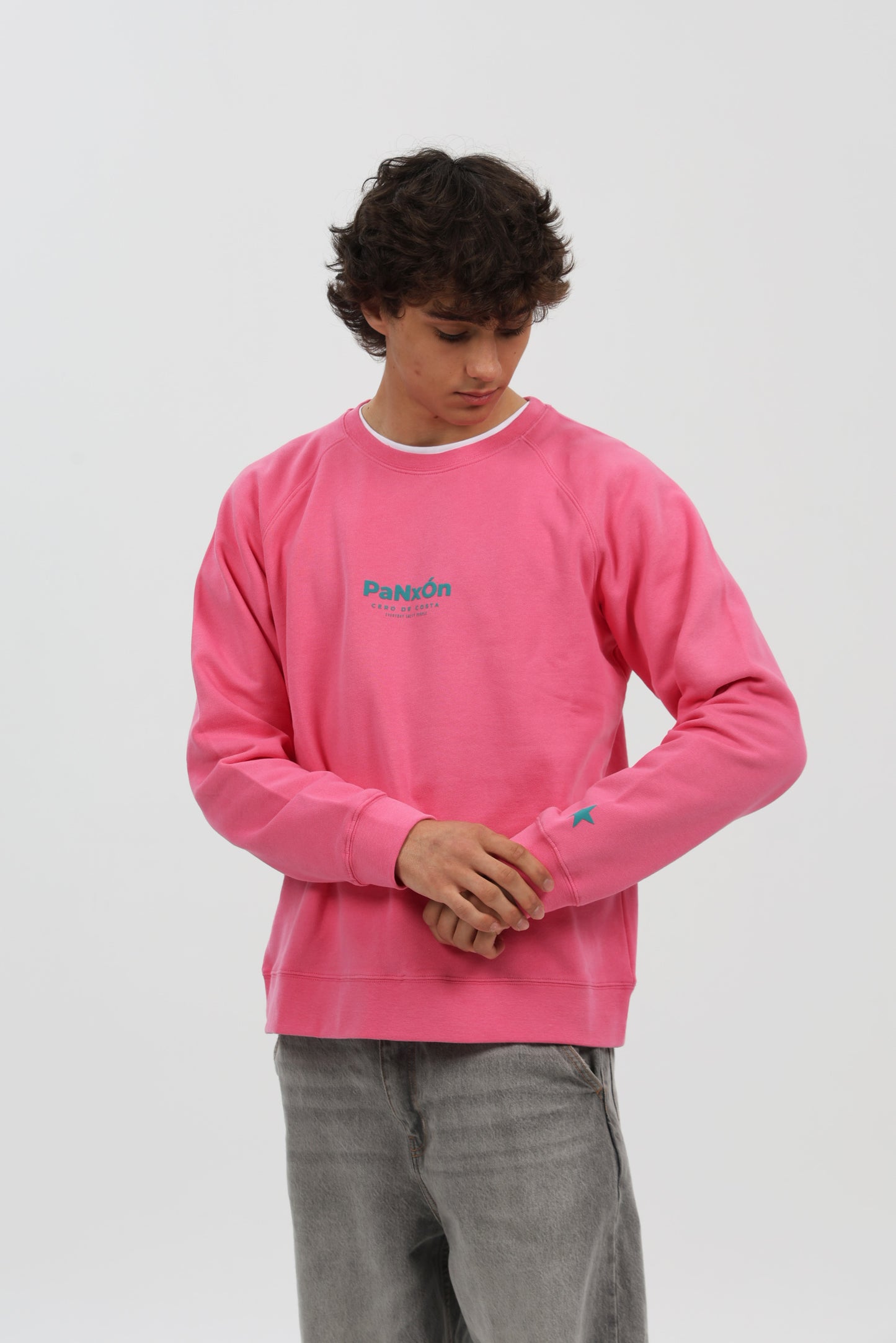SUDADERA FUCSIA/AZUL "PANXÓN"