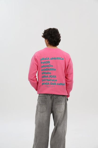 SUDADERA FUCSIA/AZUL "PANXÓN"