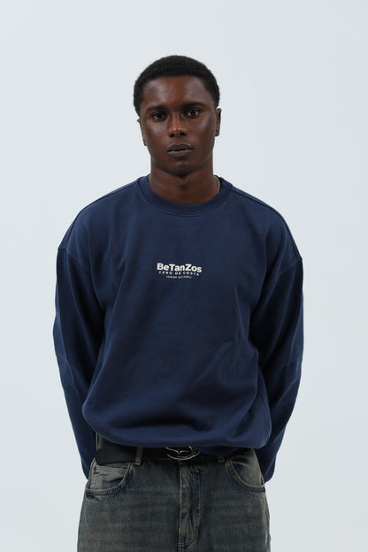 SUDADERA MARINO/CREMA "BETANZOS" – foto 3