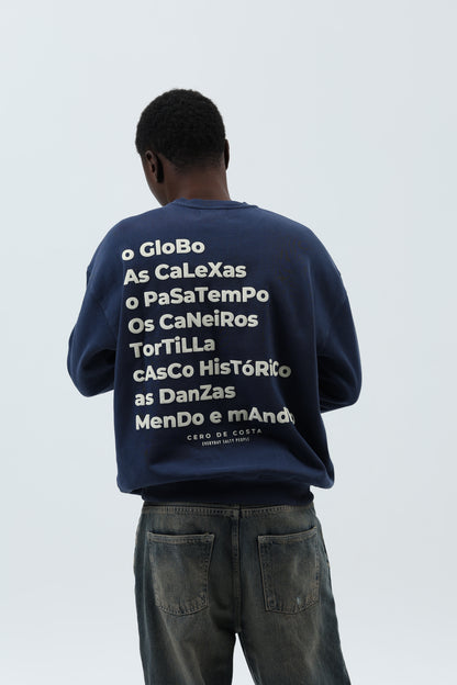 SUDADERA MARINO/CREMA "BETANZOS" – foto 4