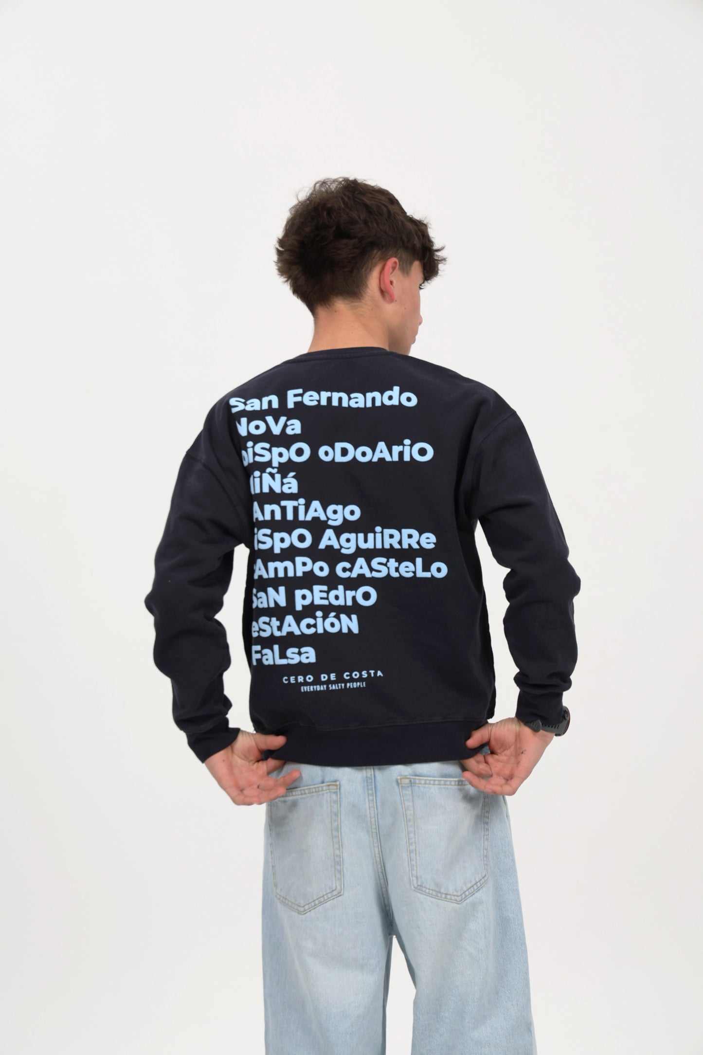 SUDADERA ANTRACITA-O/CELESTE "LUGO CIDADE ROMANA"