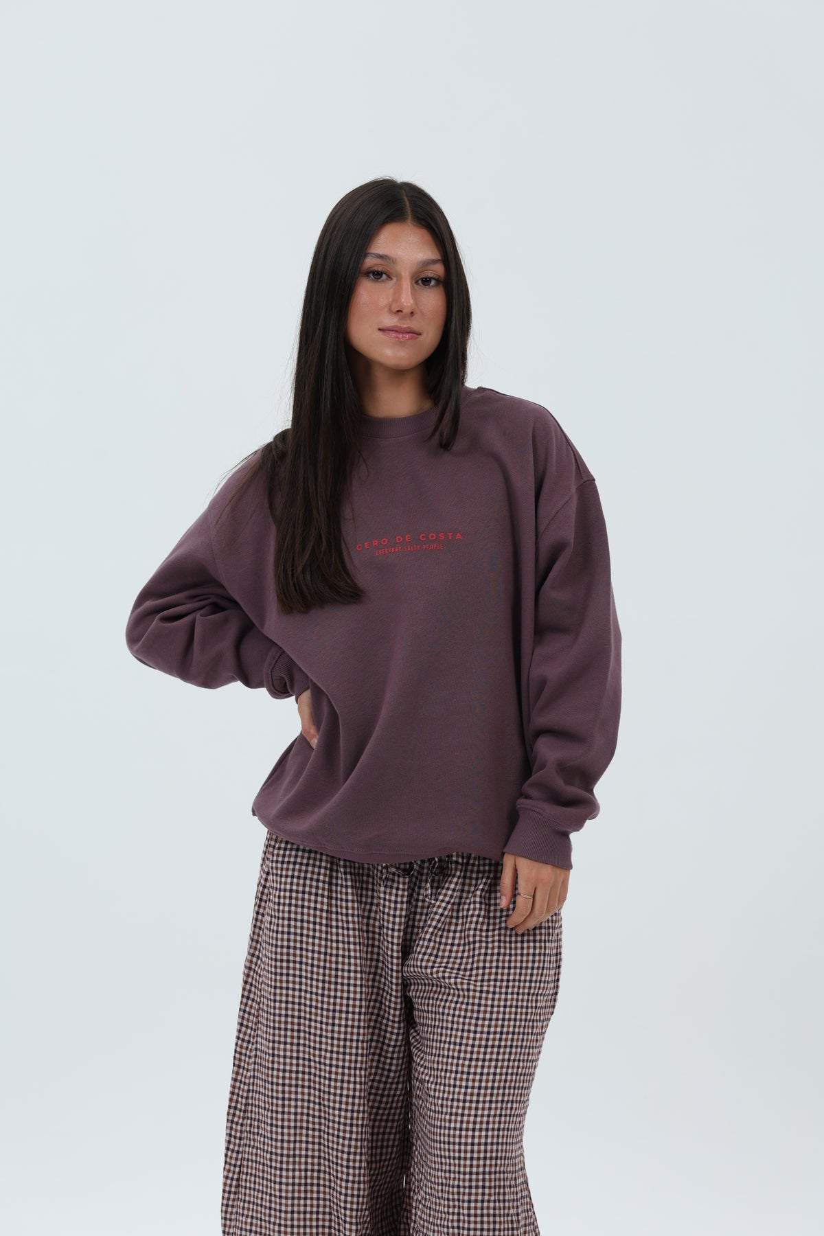 SUDADERA BERENJENA/GRANATE "PLAYAS SURF" – foto 3