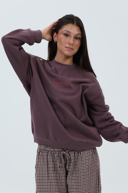 SUDADERA BERENJENA/GRANATE "PLAYAS SURF" – foto 5