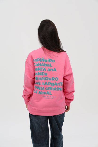 SUDADERA FUCSIA/AZUL "MERA"