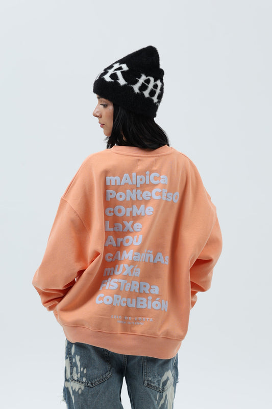 SUDADERA CORAL/CREMA "OS FAROS" CORTA – foto 7