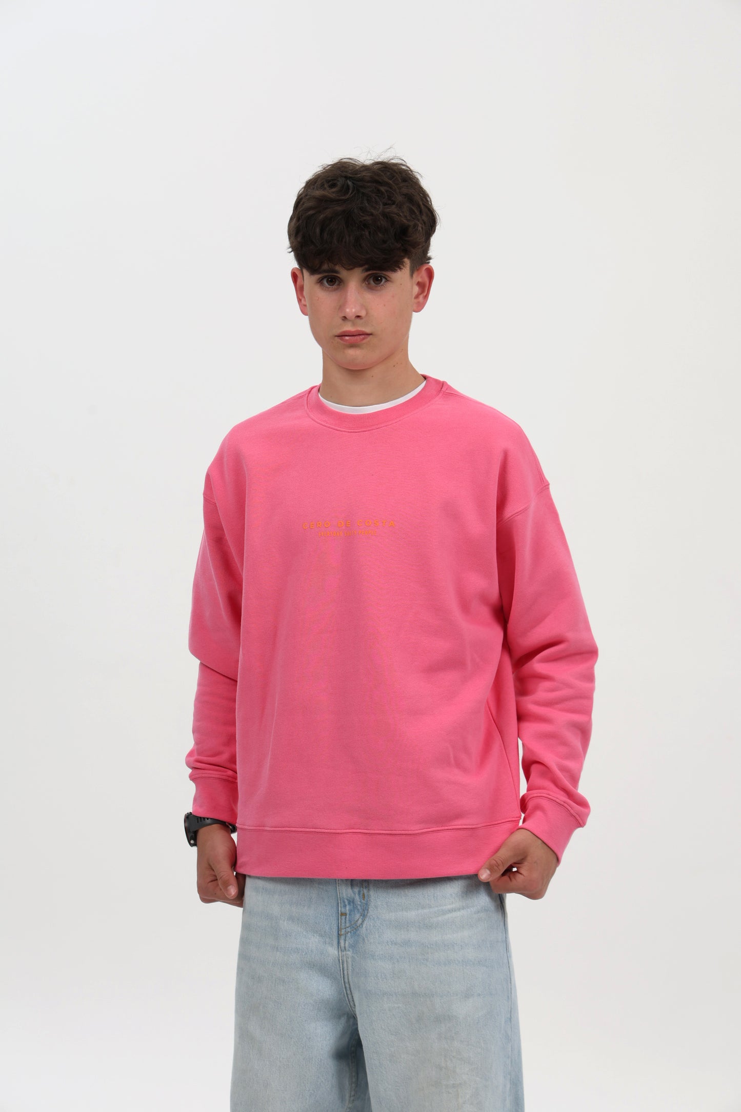 SUDADERA FUCSIA/NARANJA "PONTEDEUME"