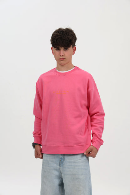 SUDADERA FUCSIA/NARANJA "PONTEDEUME"