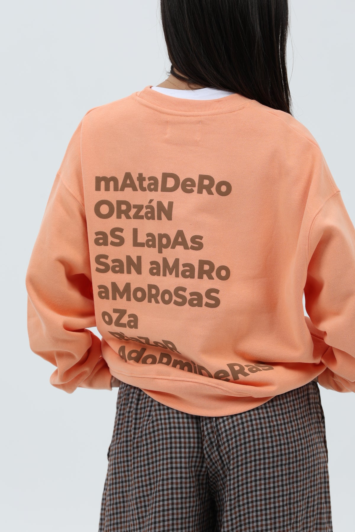 SUDADERA CORAL/MARRÓN "A CORUÑA" CORTA – foto 8