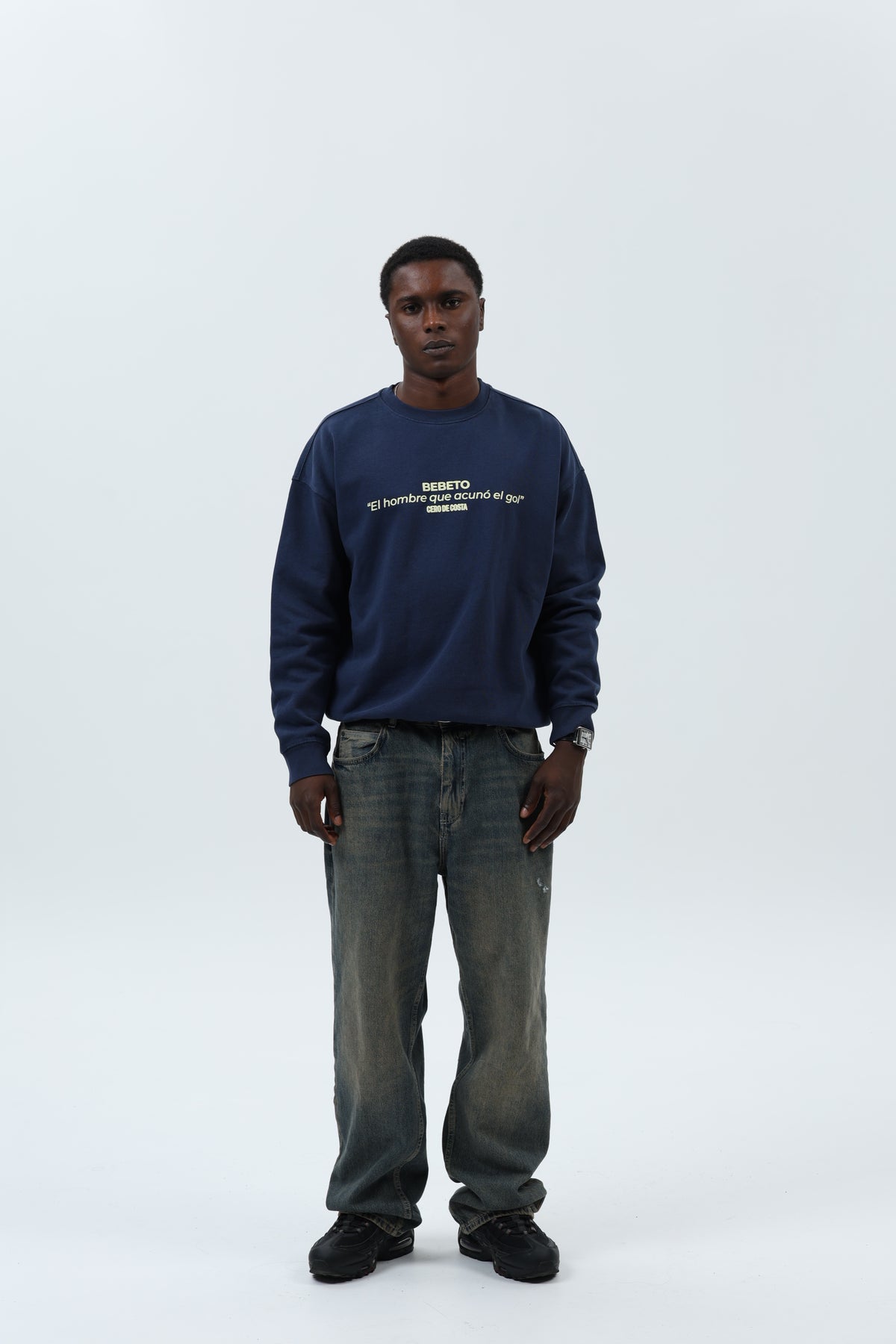 SUDADERA MARINO/VERDE "BEBETO" – foto 1