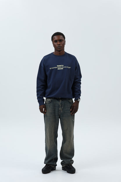 SUDADERA MARINO/VERDE "BEBETO" – foto 1