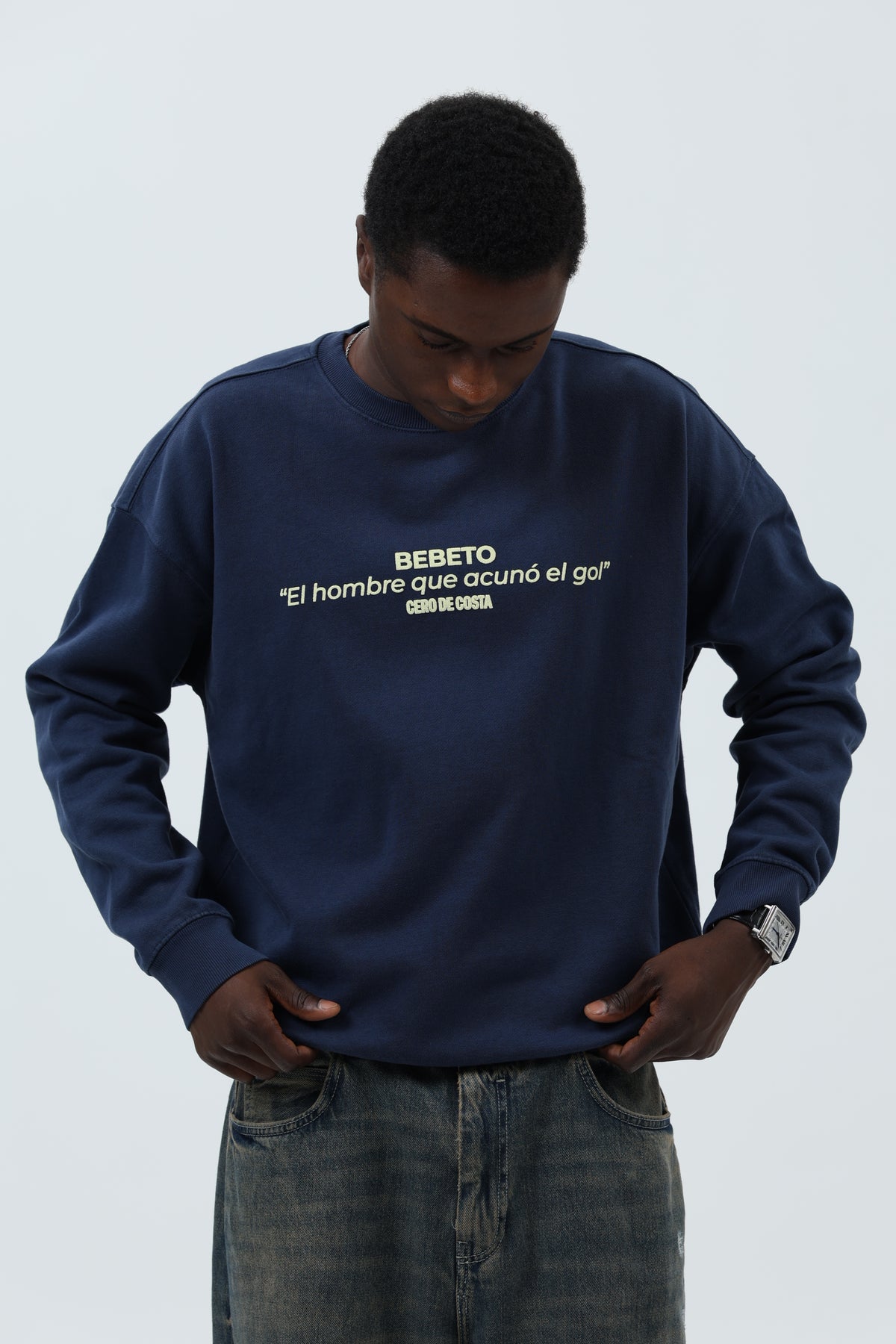 SUDADERA MARINO/VERDE "BEBETO" – foto 5