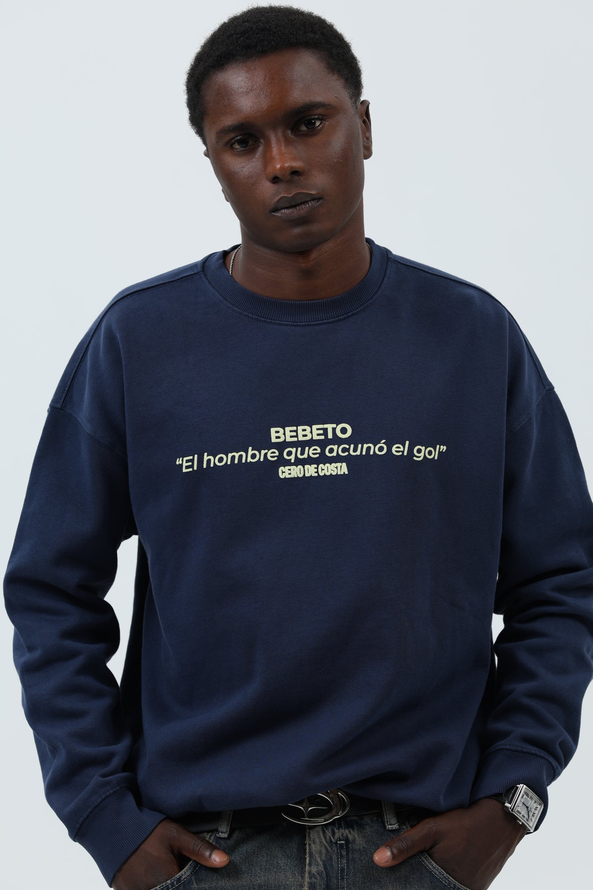 SUDADERA MARINO/VERDE "BEBETO" – foto 4