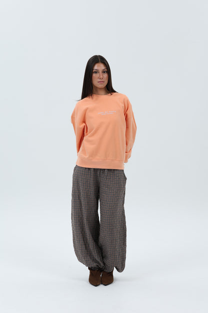 SUDADERA CORAL/CREMA "PLAYAS SURF" CORTA – foto 1