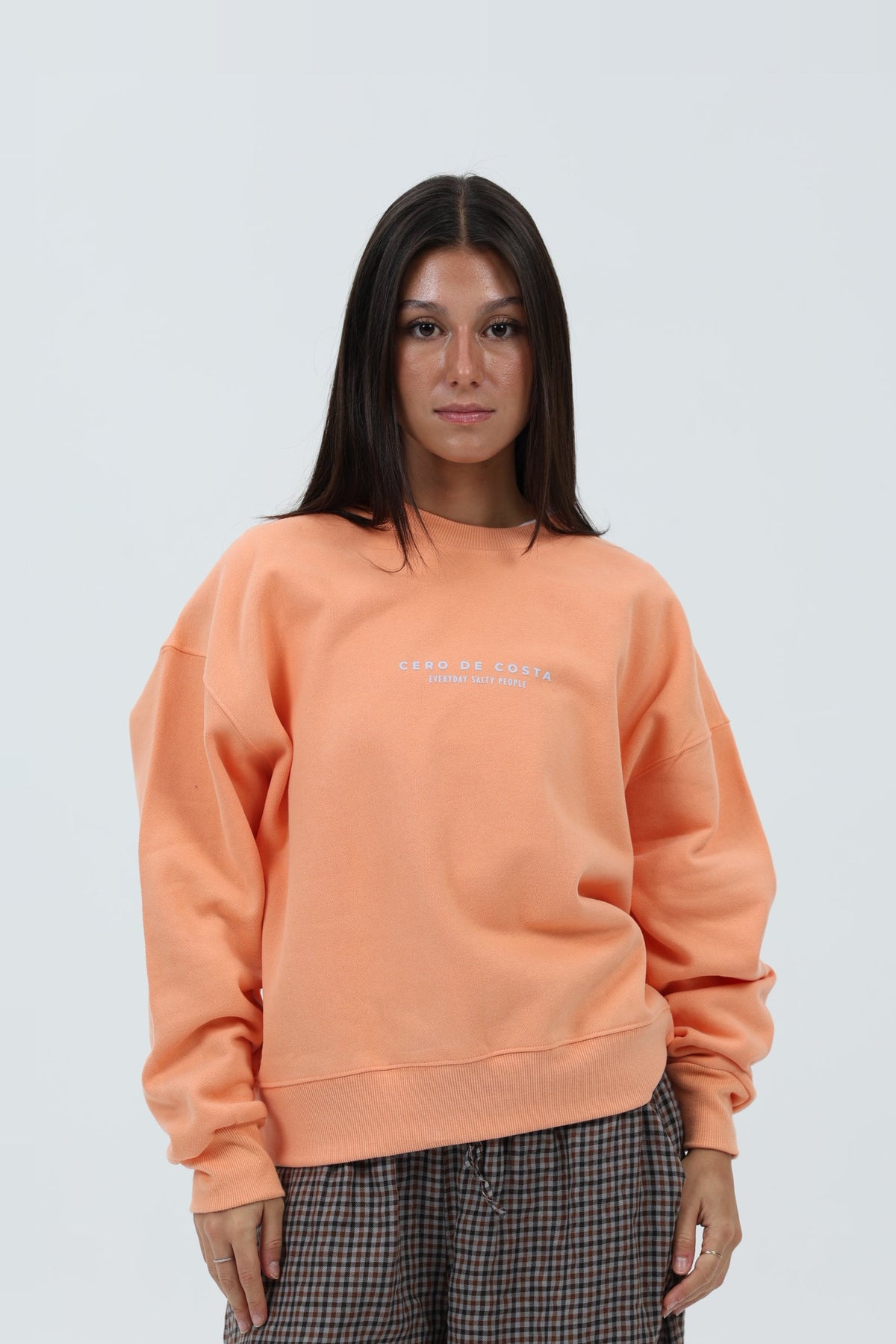 SUDADERA CORAL/CREMA "PLAYAS SURF" CORTA – foto 3