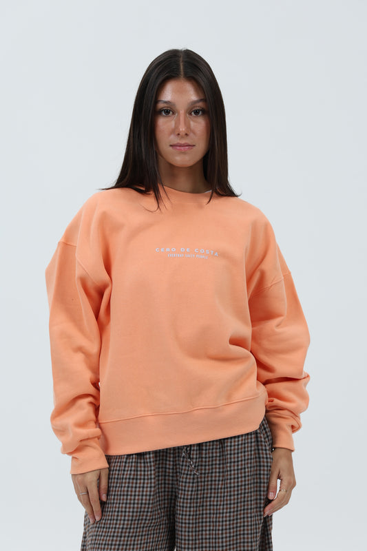 SUDADERA CORAL/CREMA "PLAYAS SURF" CORTA – foto 3