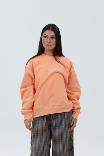 SUDADERA CORAL/CREMA "PLAYAS SURF" CORTA – foto 5