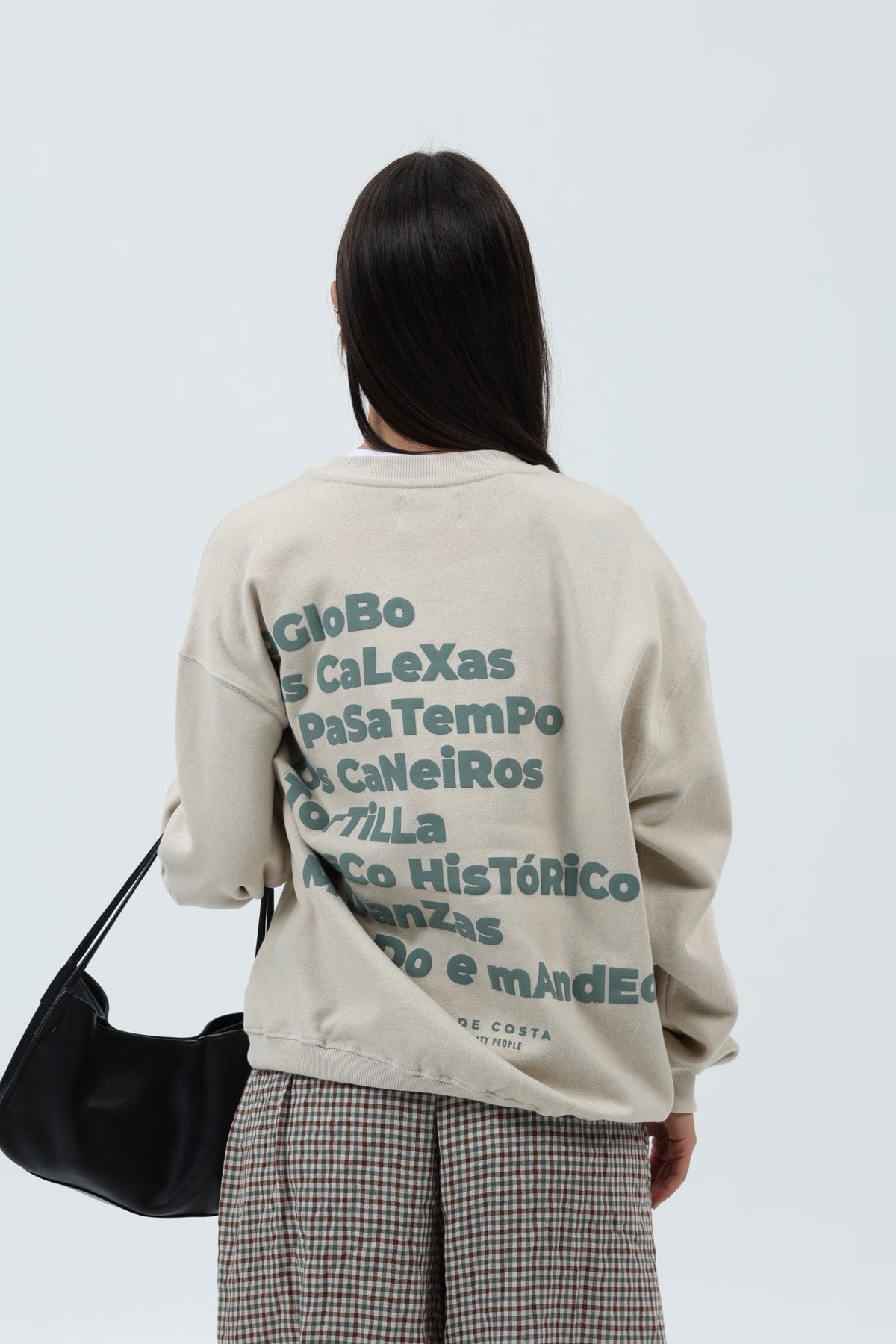 SUDADERA CREMA/VERDE "BETANZOS" – foto 7
