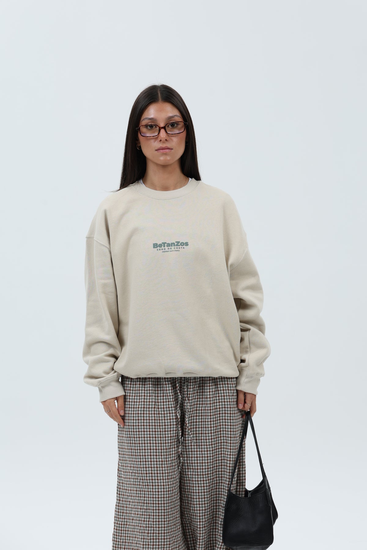 SUDADERA CREMA/VERDE "BETANZOS" – foto 8