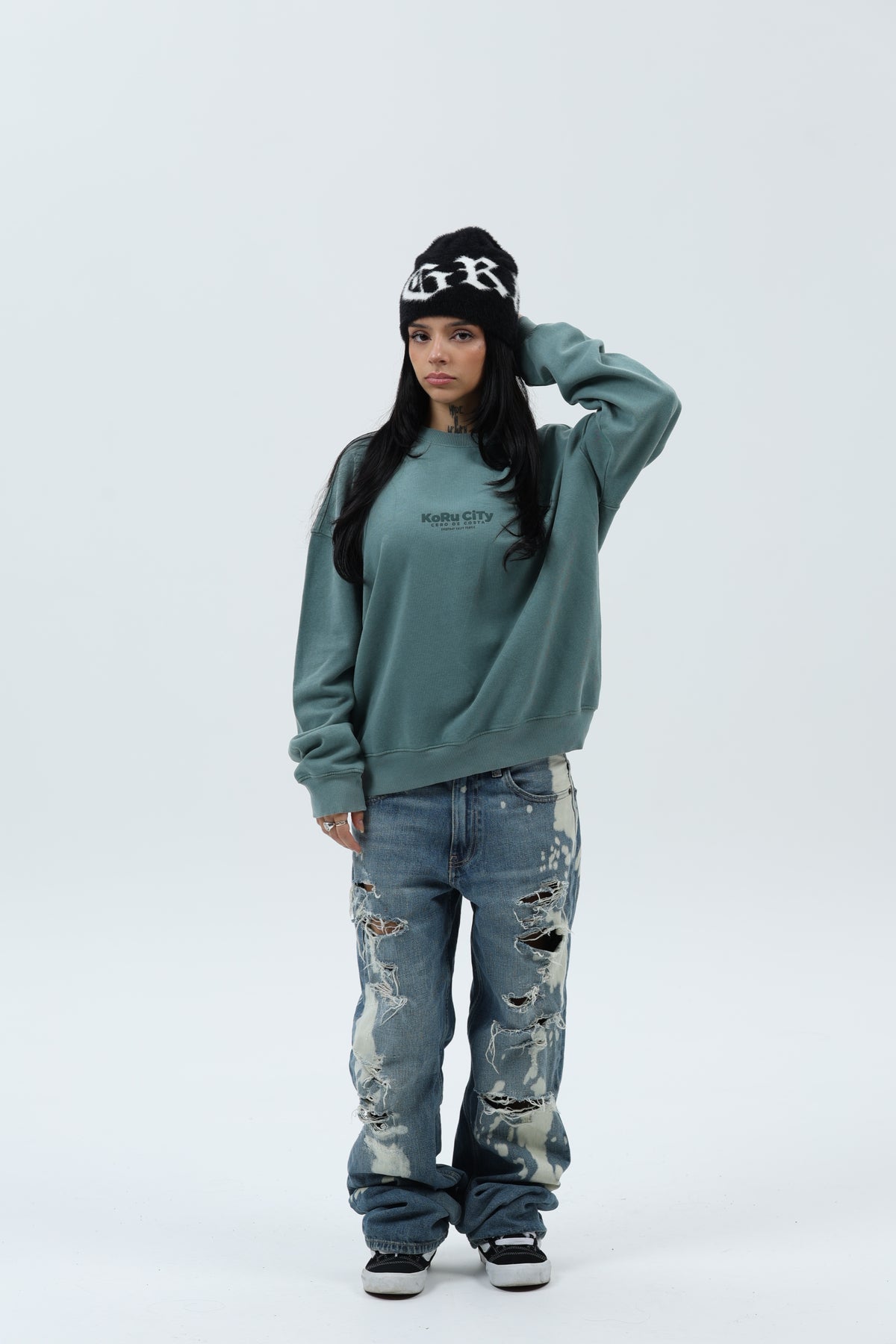 SUDADERA VERDE/VERDE "KORU CITY" – foto 8