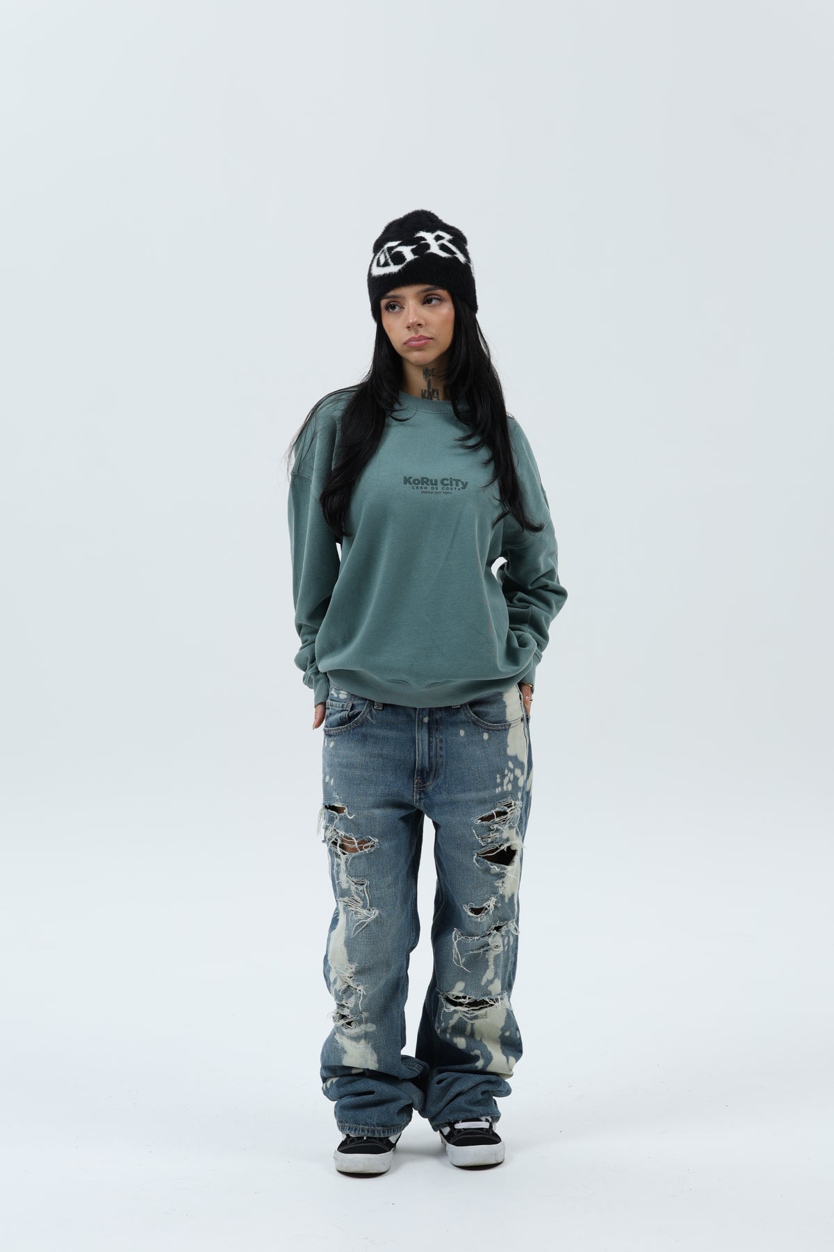 SUDADERA VERDE/VERDE "KORU CITY" – foto 1