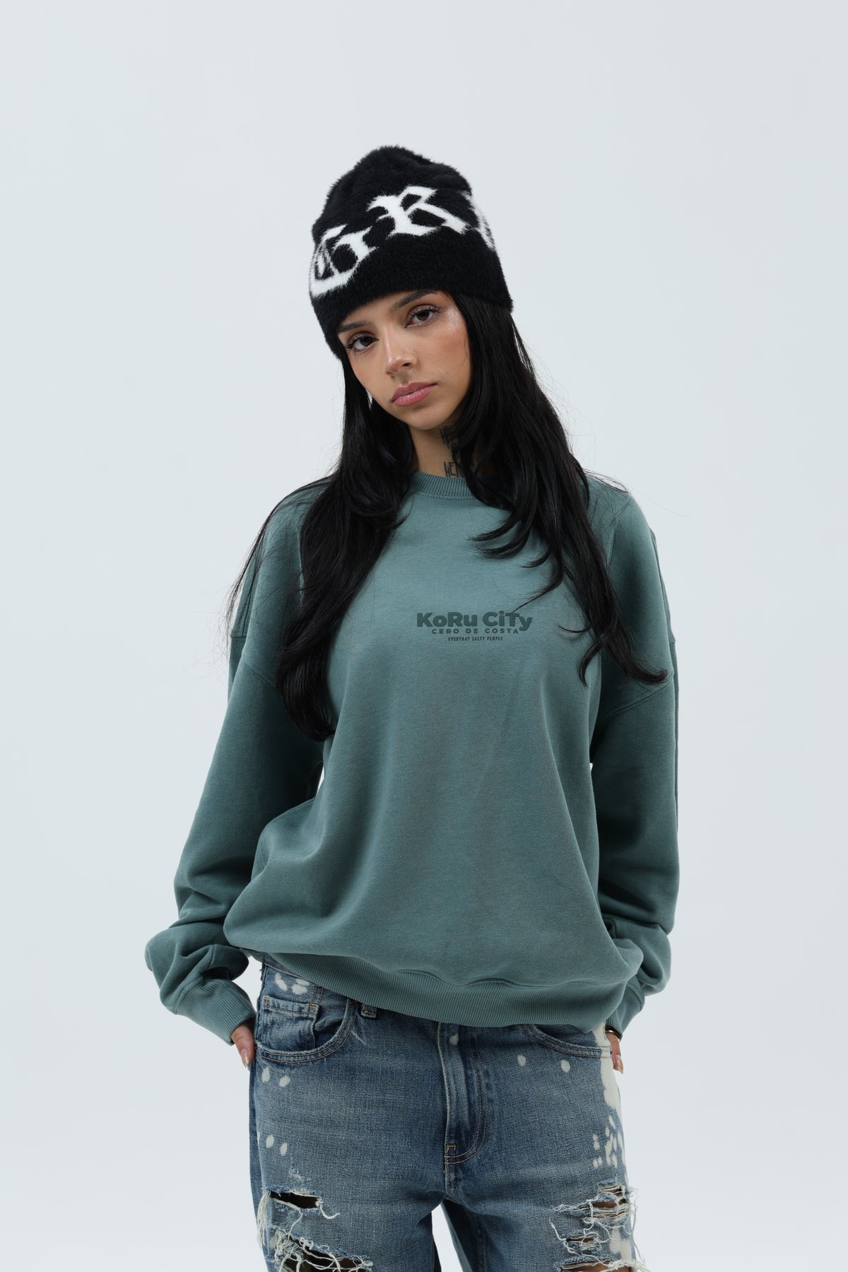 SUDADERA VERDE/VERDE "KORU CITY" – foto 3