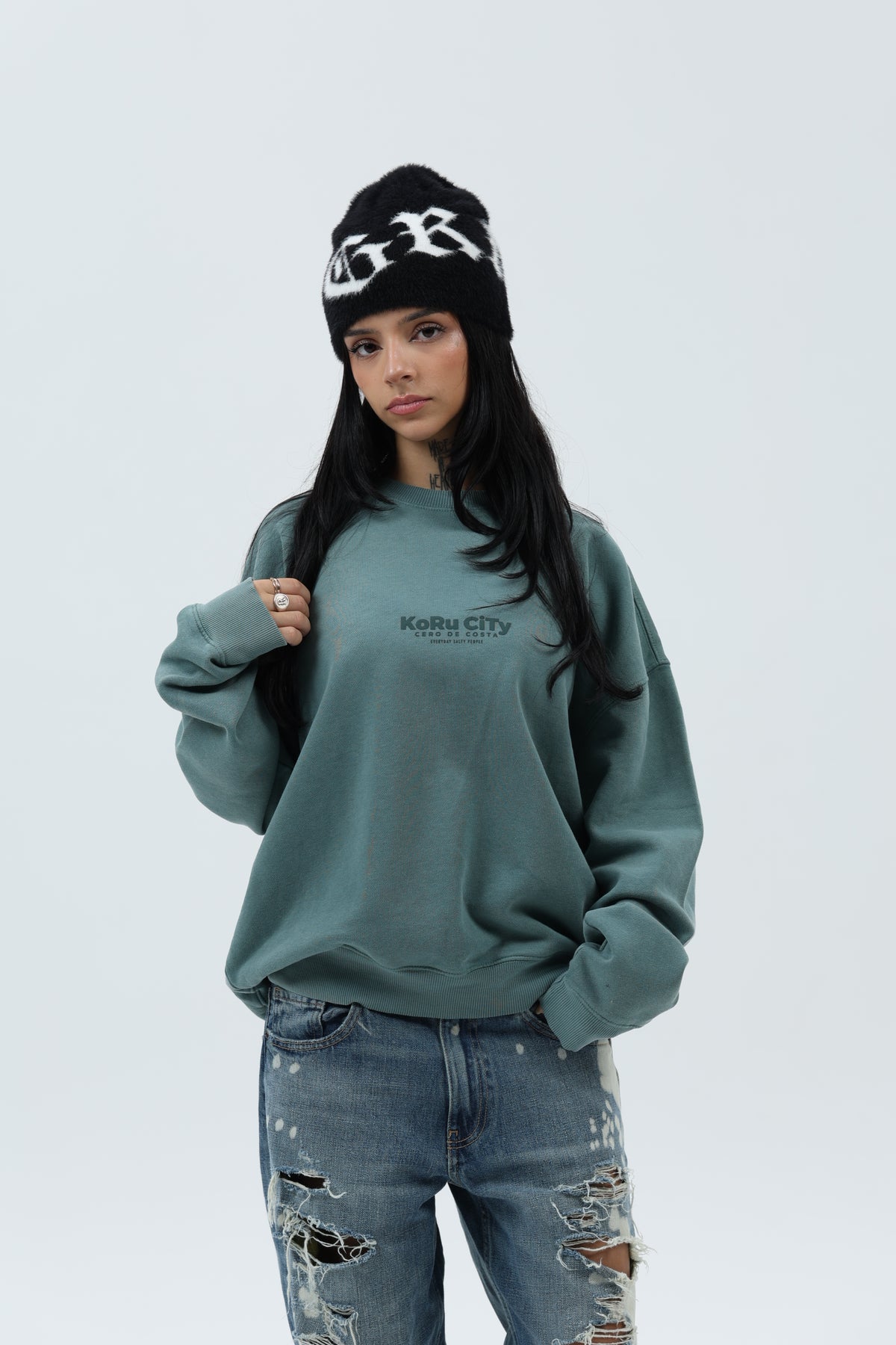 SUDADERA VERDE/VERDE "KORU CITY" – foto 5