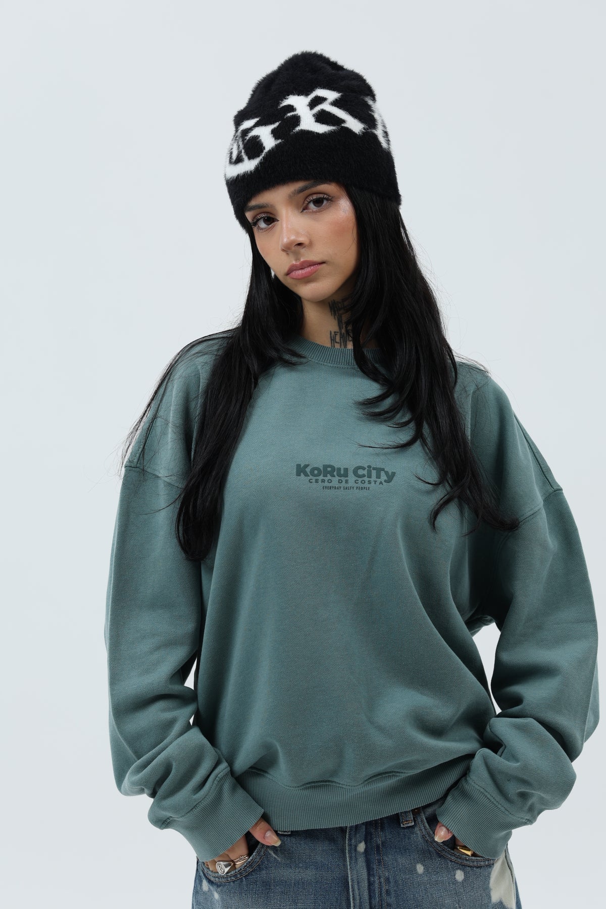 SUDADERA VERDE/VERDE "KORU CITY" – foto 4