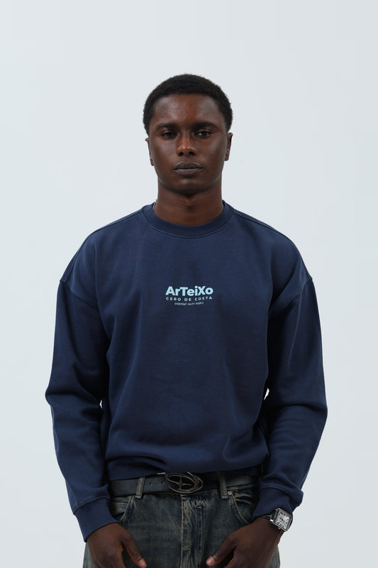 SUDADERA MARINO/CELESTE "ARTEIXO" – foto 3