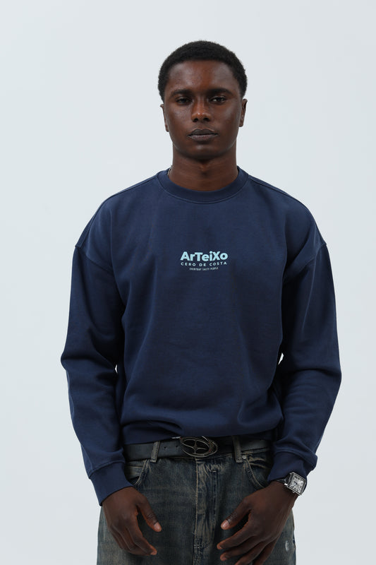 SUDADERA MARINO/CELESTE "ARTEIXO" – foto 3