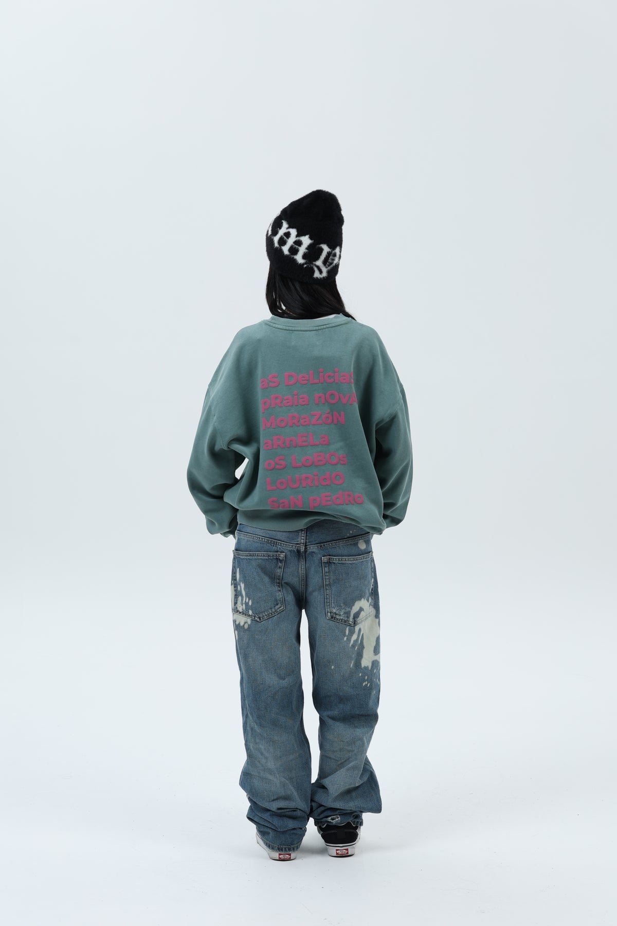 SUDADERA VERDE/ROSA "SADA" – foto 2
