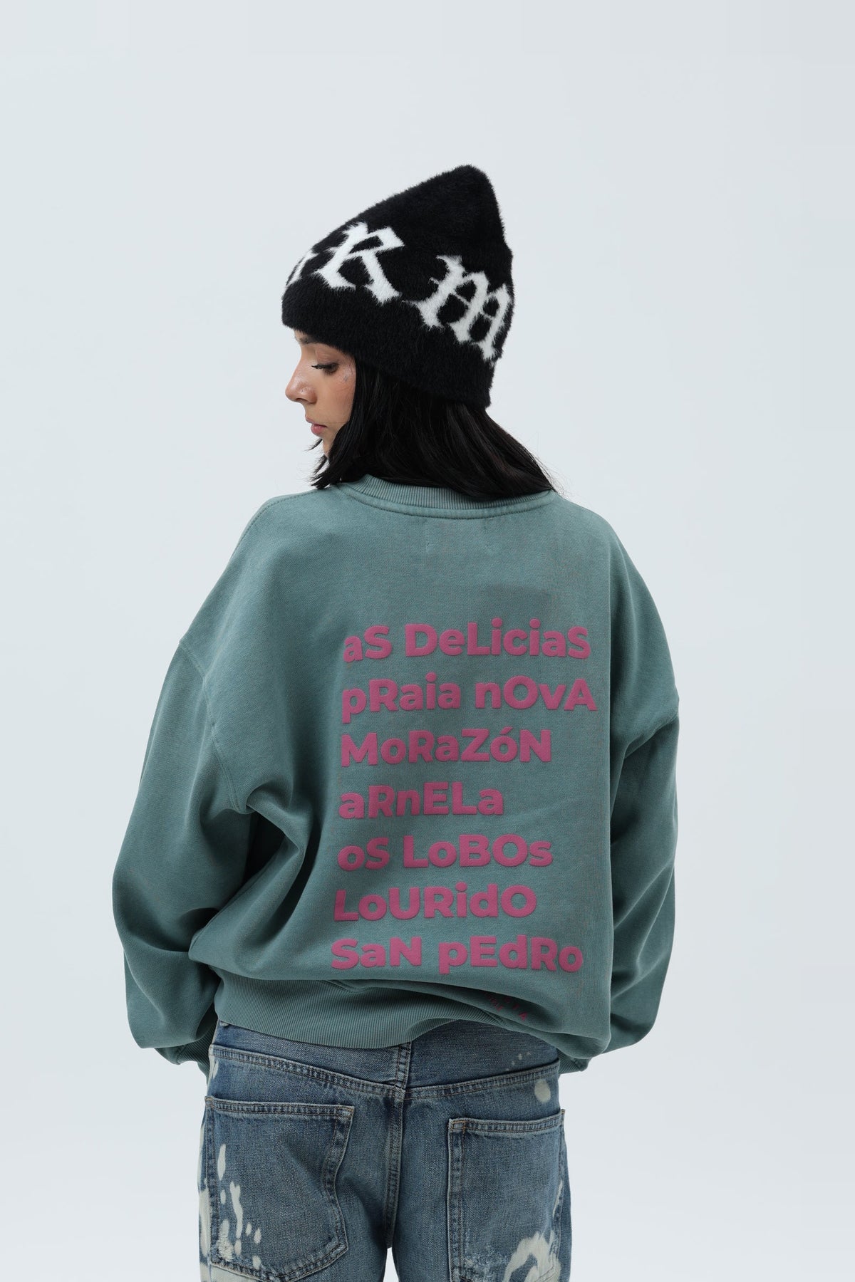 SUDADERA VERDE/ROSA "SADA" – foto 7