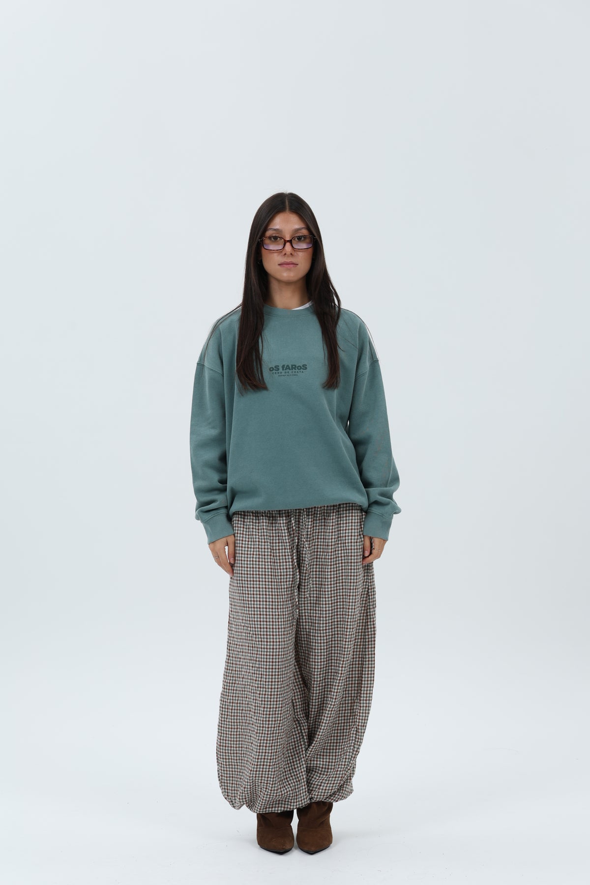 SUDADERA VERDE/VERDE "OS FAROS" – foto 1