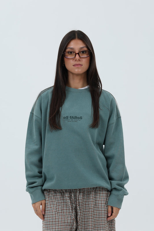 SUDADERA VERDE/VERDE "OS FAROS" – foto 3