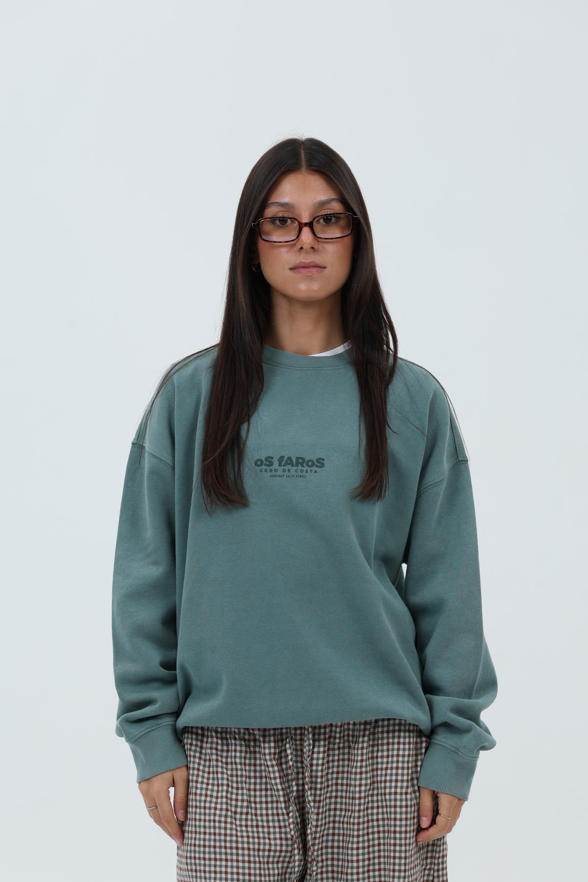 SUDADERA VERDE/VERDE "OS FAROS" – foto 3