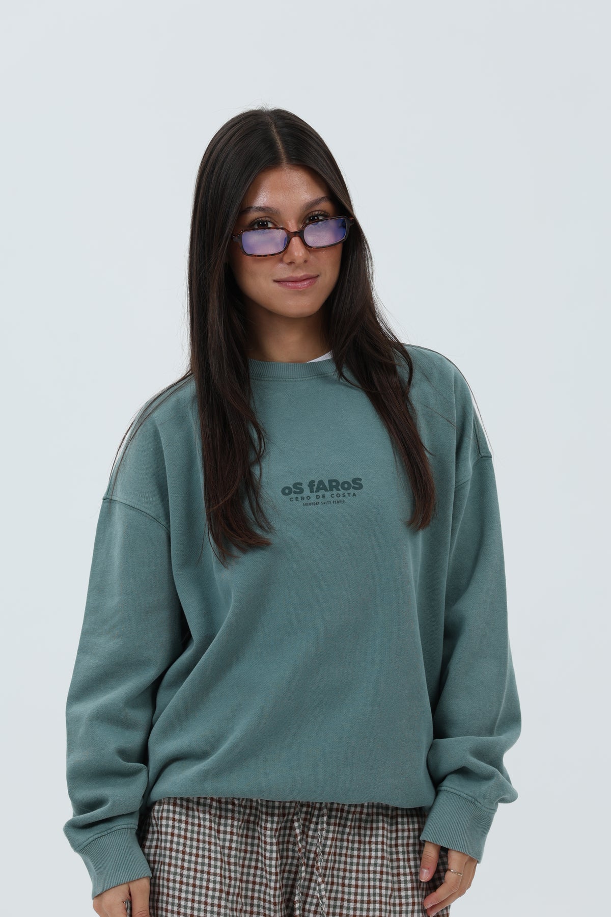 SUDADERA VERDE/VERDE "OS FAROS" – foto 4