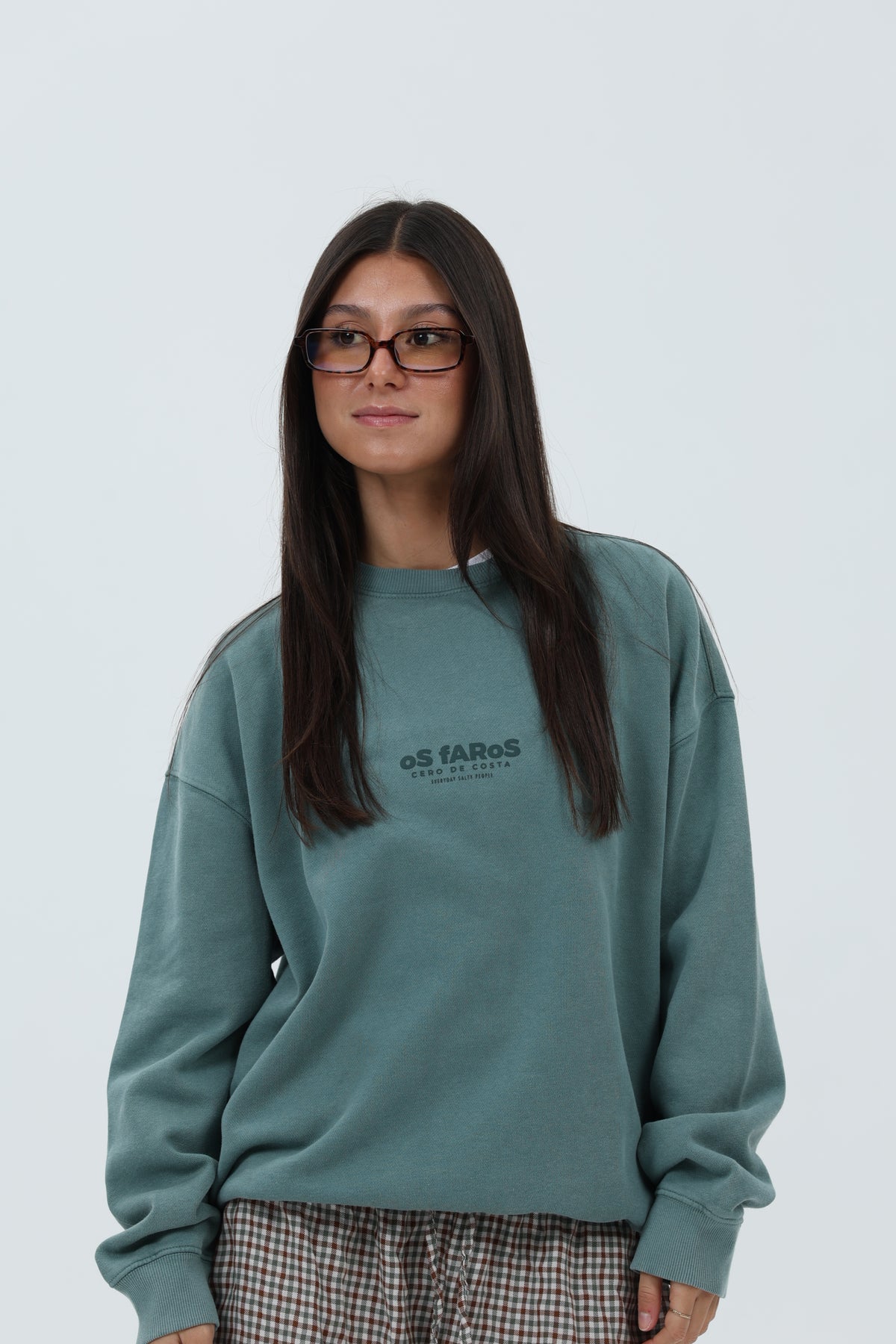 SUDADERA VERDE/VERDE "OS FAROS" – foto 5