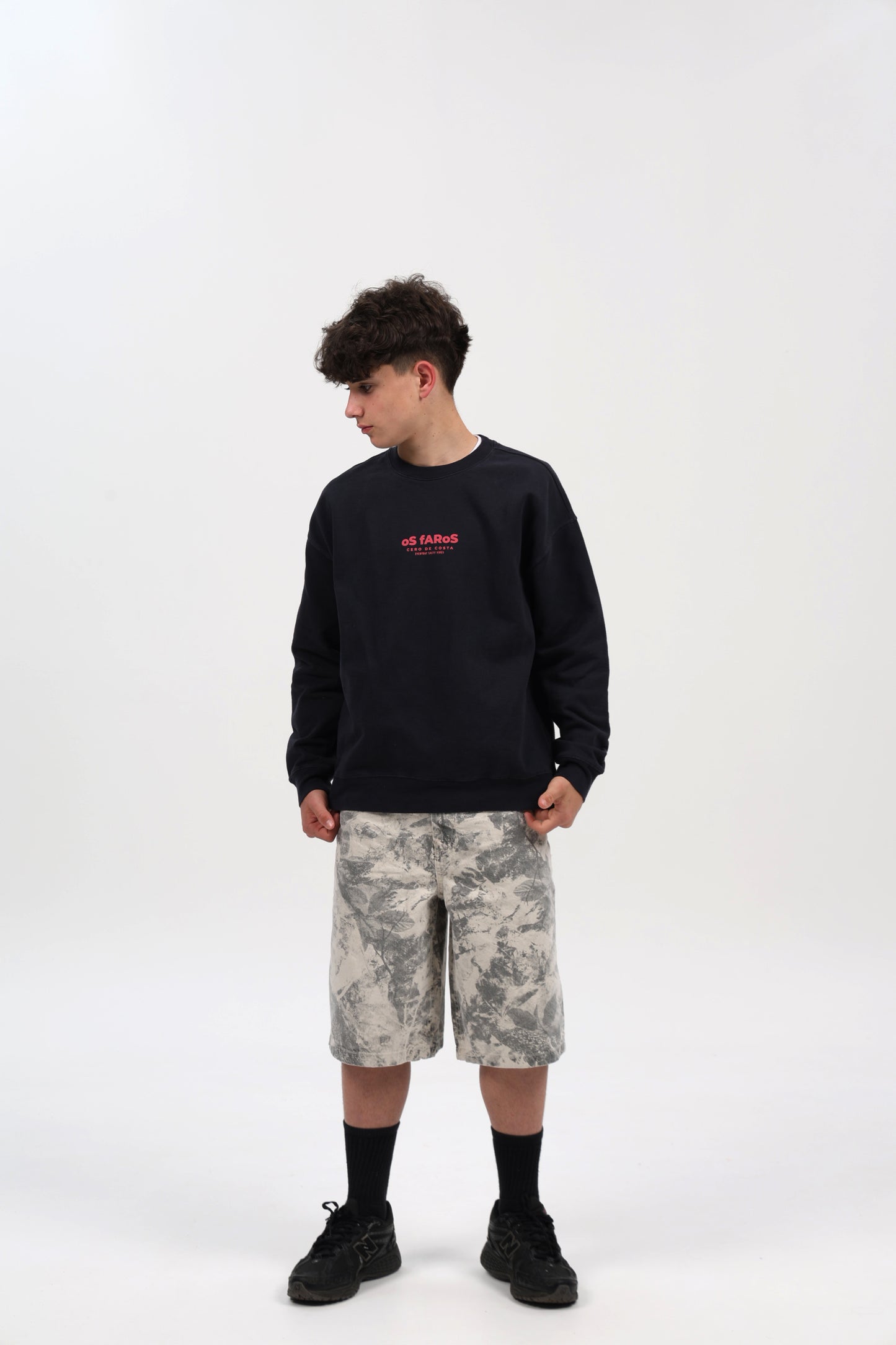 SUDADERA ANTRACITA-O/QUISQUILLA "OS FAROS"