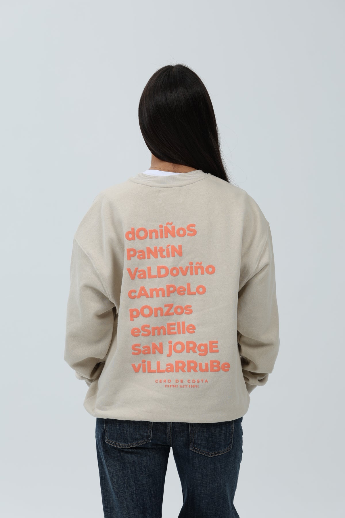 SUDADERA CREMA/ROSA "FERROL" – foto 6