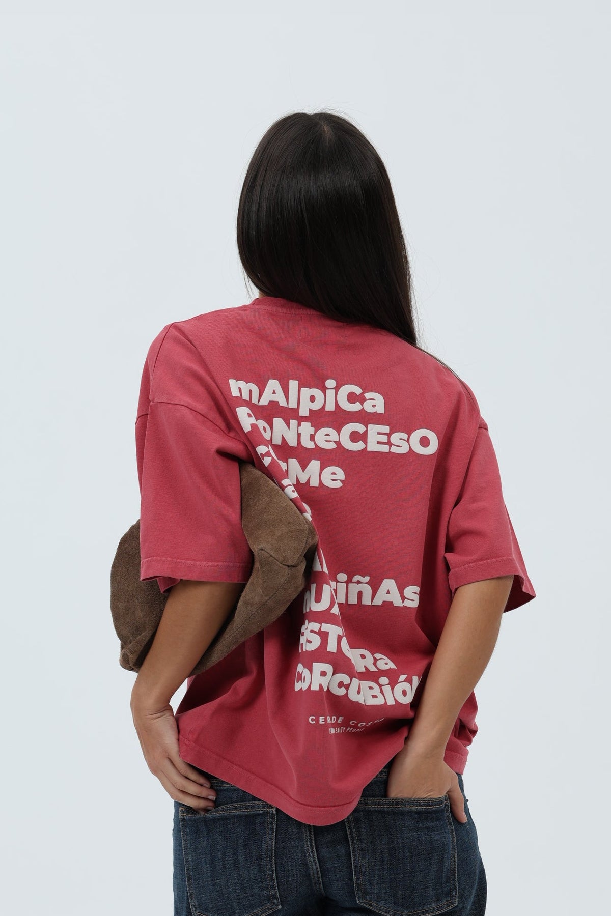 CAMISETA GRANATE/CREMA "OS FAROS" – foto 7