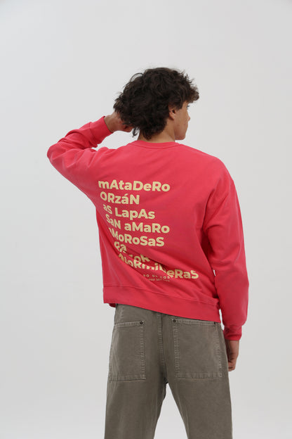 SUDADERA FRESA/BEIGE "LA CORUÑA"