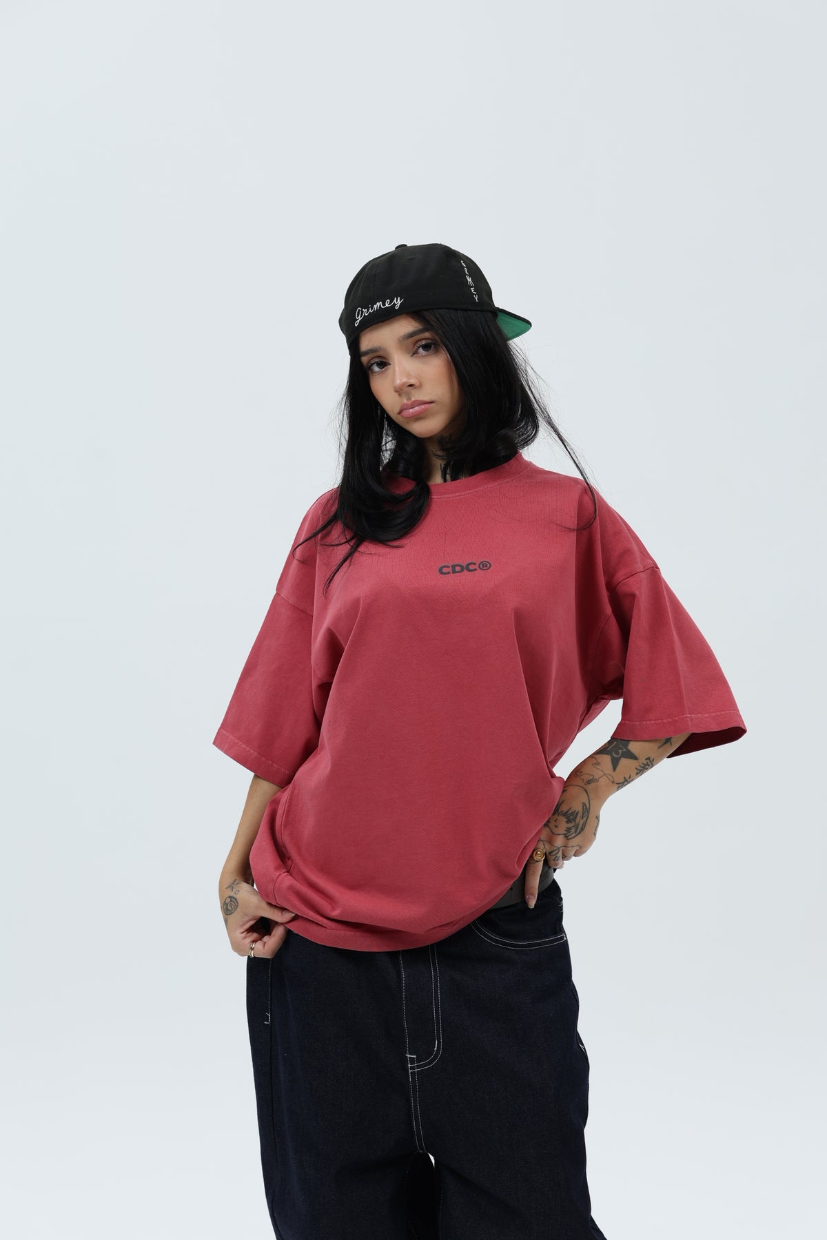 CAMISETA GRANATE/ANTRACITA "LOGO" – foto 8