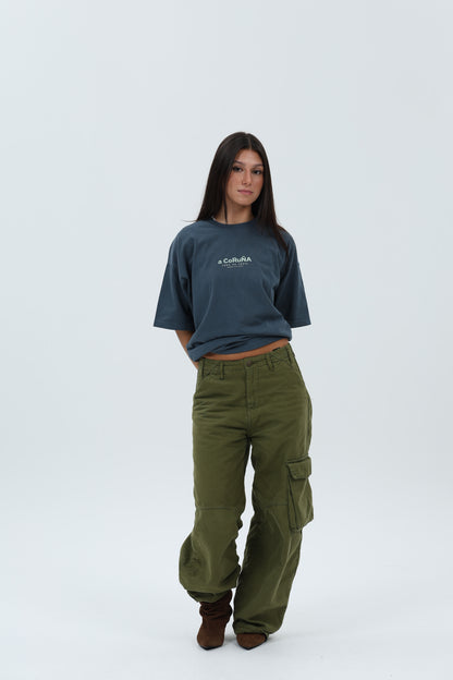 CAMISETA ANTRACITA/VERDE "A CORUÑA" – foto 1