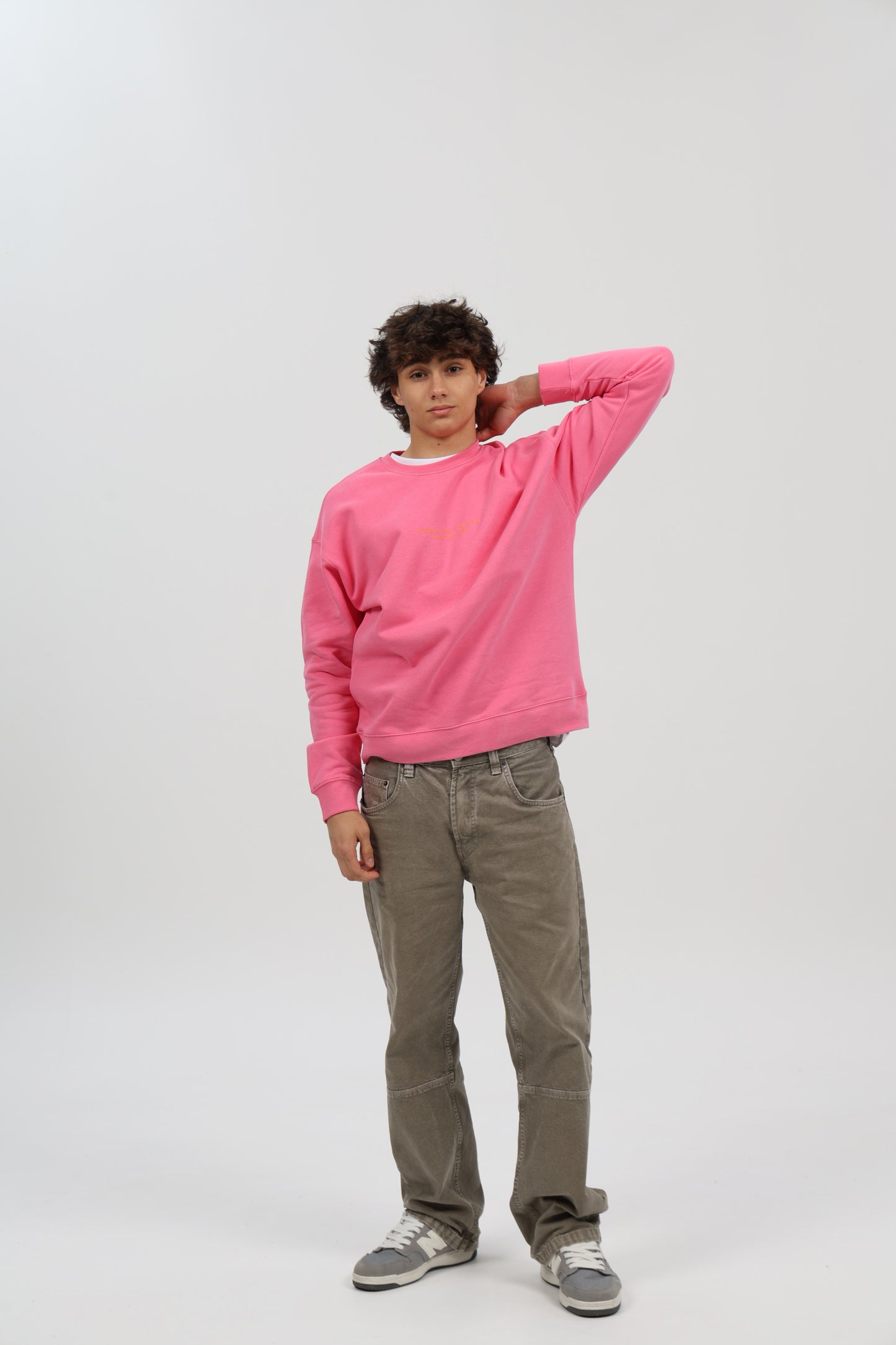 SUDADERA FUCSIA/NARANJA "FOTO VITO"