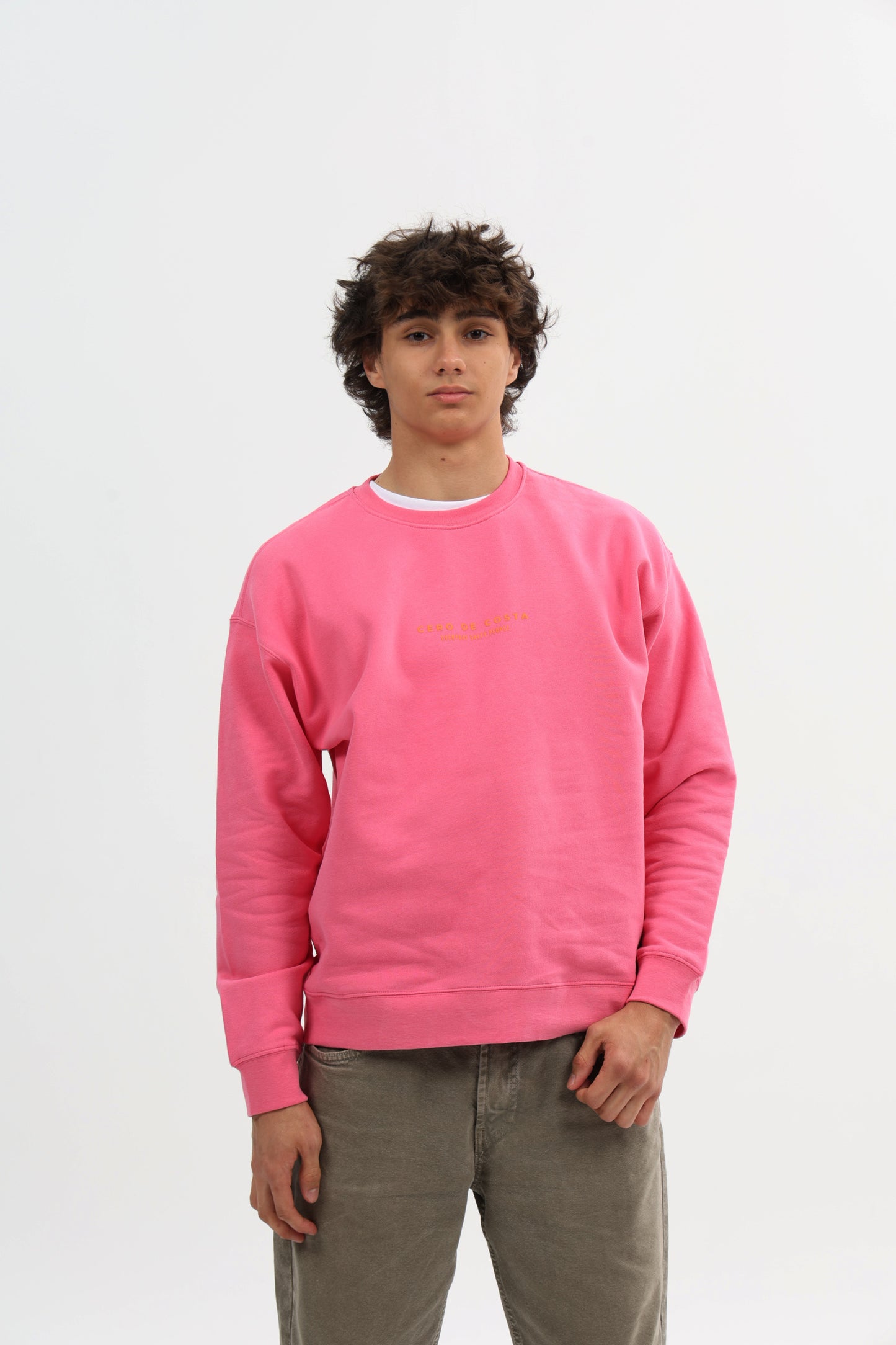 SUDADERA FUCSIA/NARANJA "FOTO VITO"
