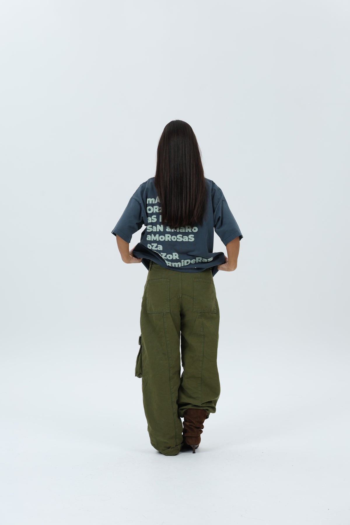 CAMISETA ANTRACITA/VERDE "A CORUÑA" – foto 2
